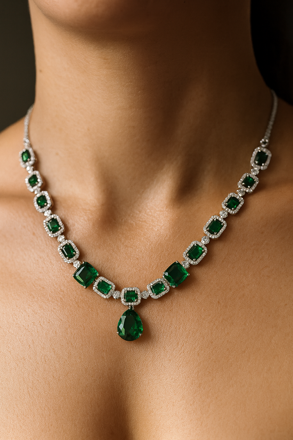 Emerald Majesty Necklace - Image 2