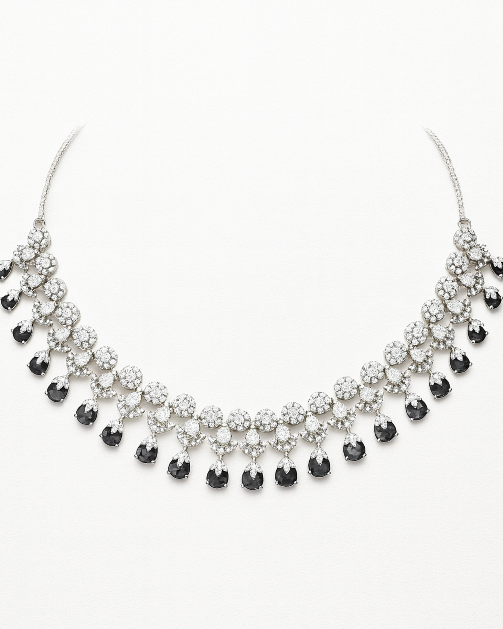 Black Stone Glamour Necklace