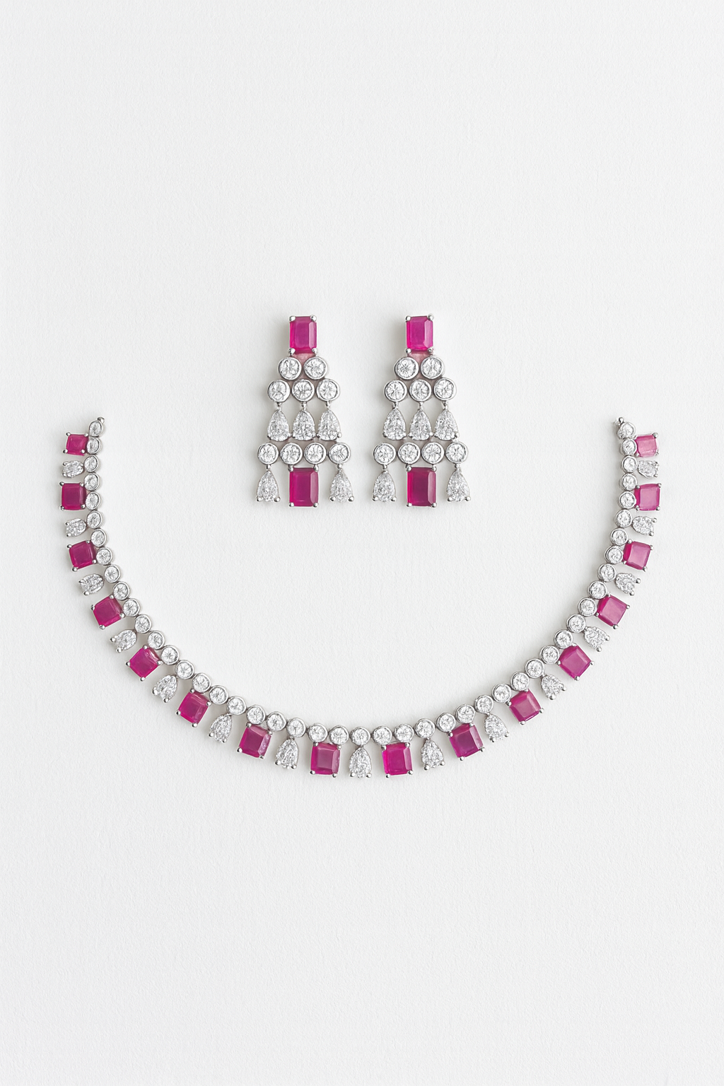 Ruby Radiance Diamond Necklace