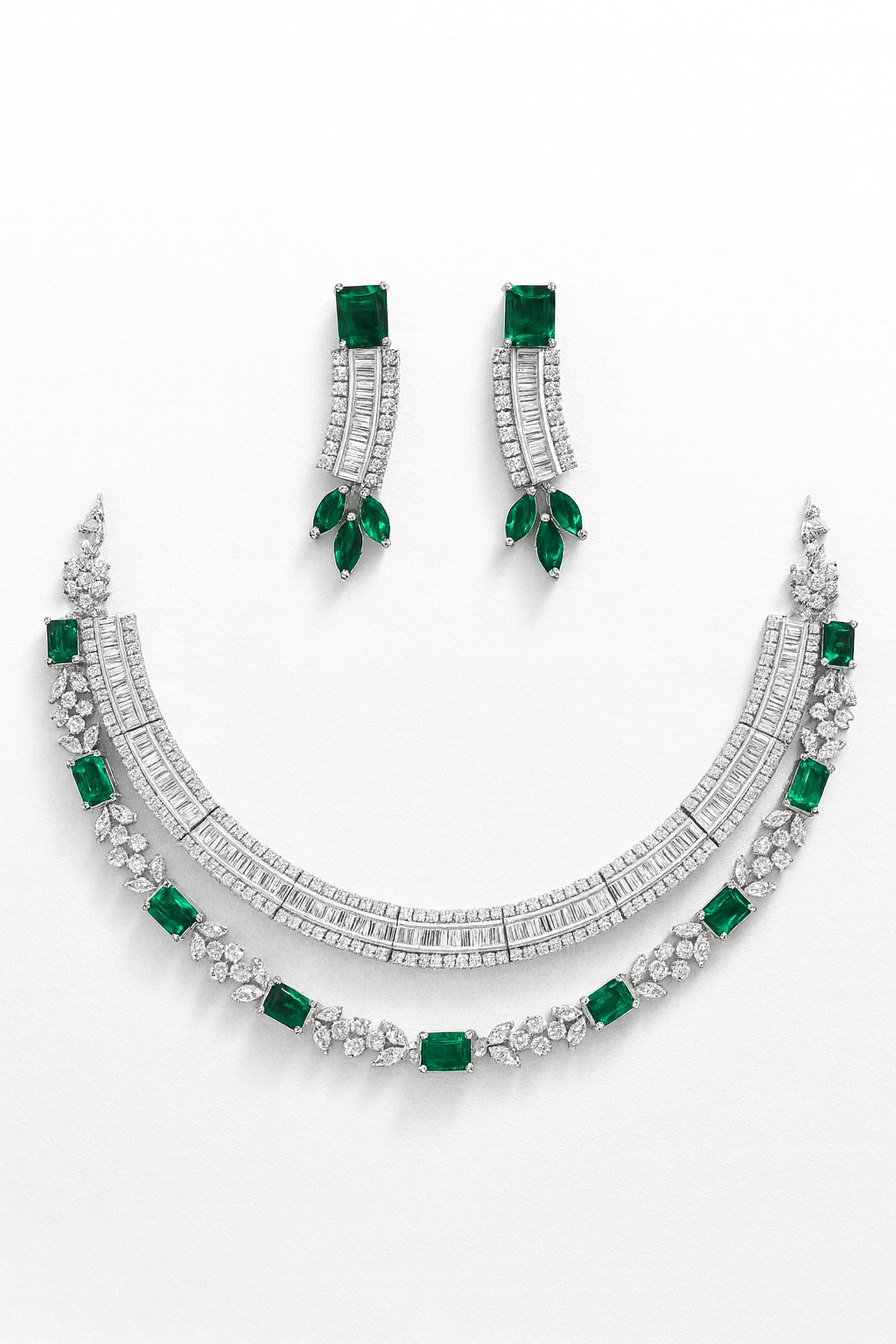 Emerald Dynasty Diamond Necklace