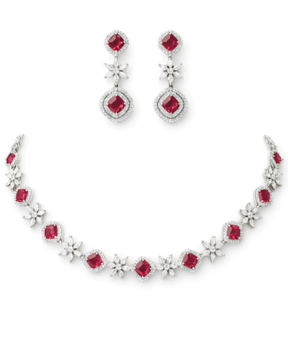 Ruby Star Necklace