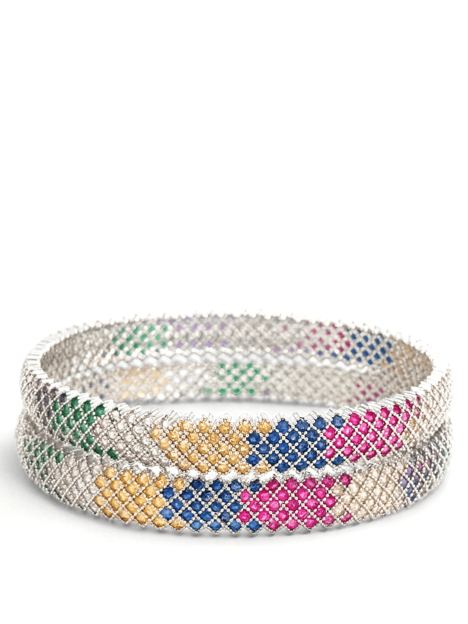 Prismatic Lattice Bangles