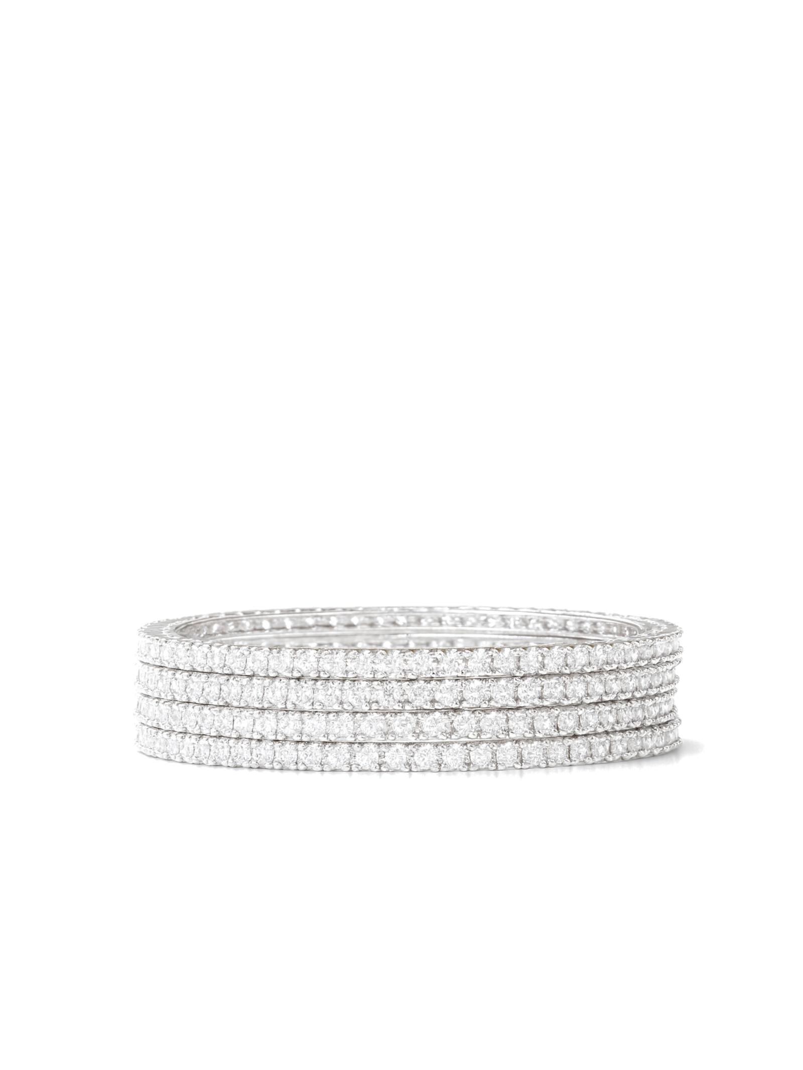 Classic Diamond Line Bangles