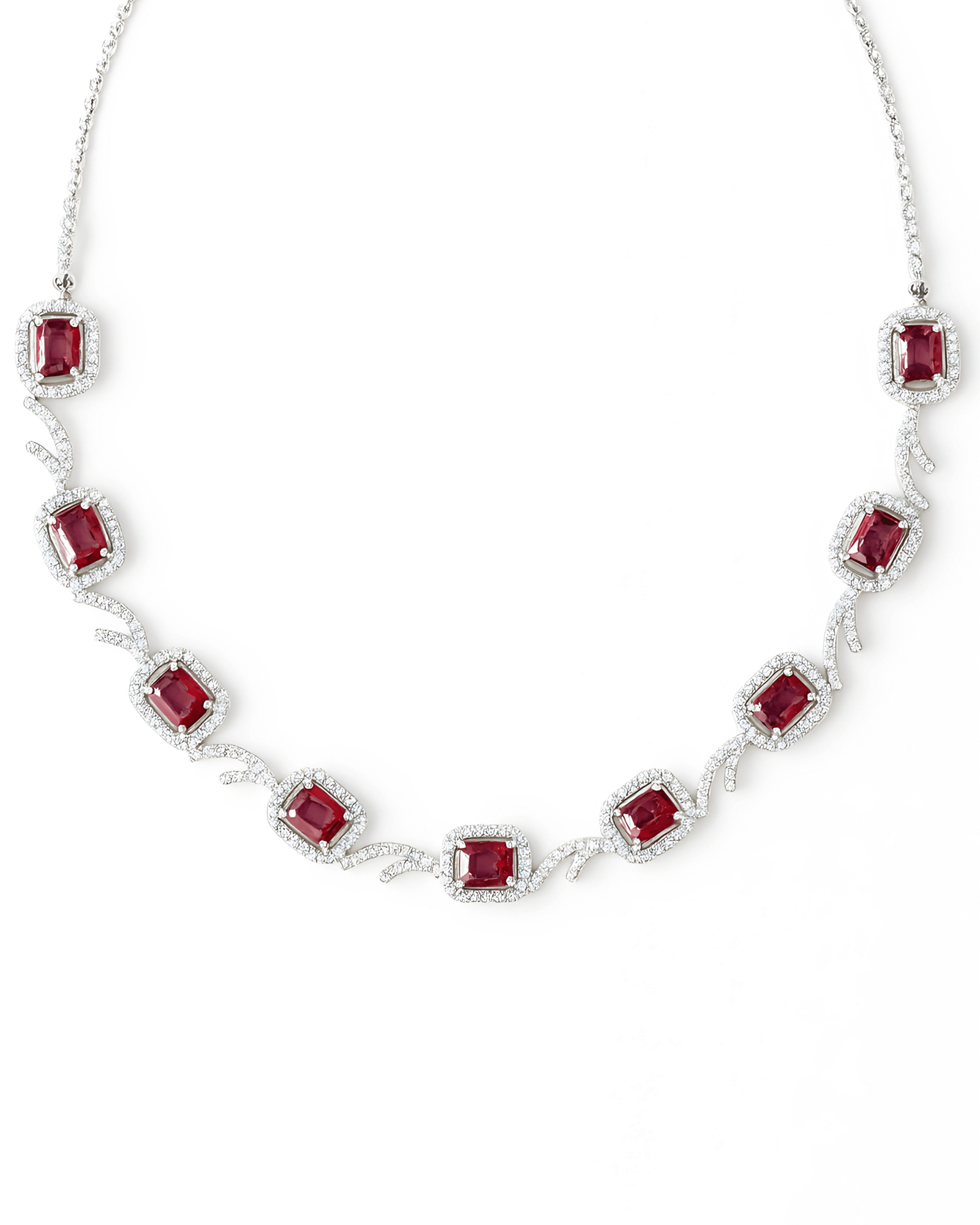 Ruby Sparkle Necklace