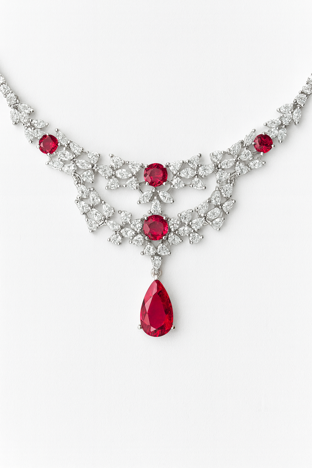 Crimson Royale Ruby Necklace