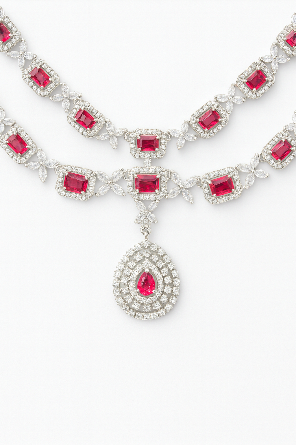 Crimson Majesty Ruby Necklace