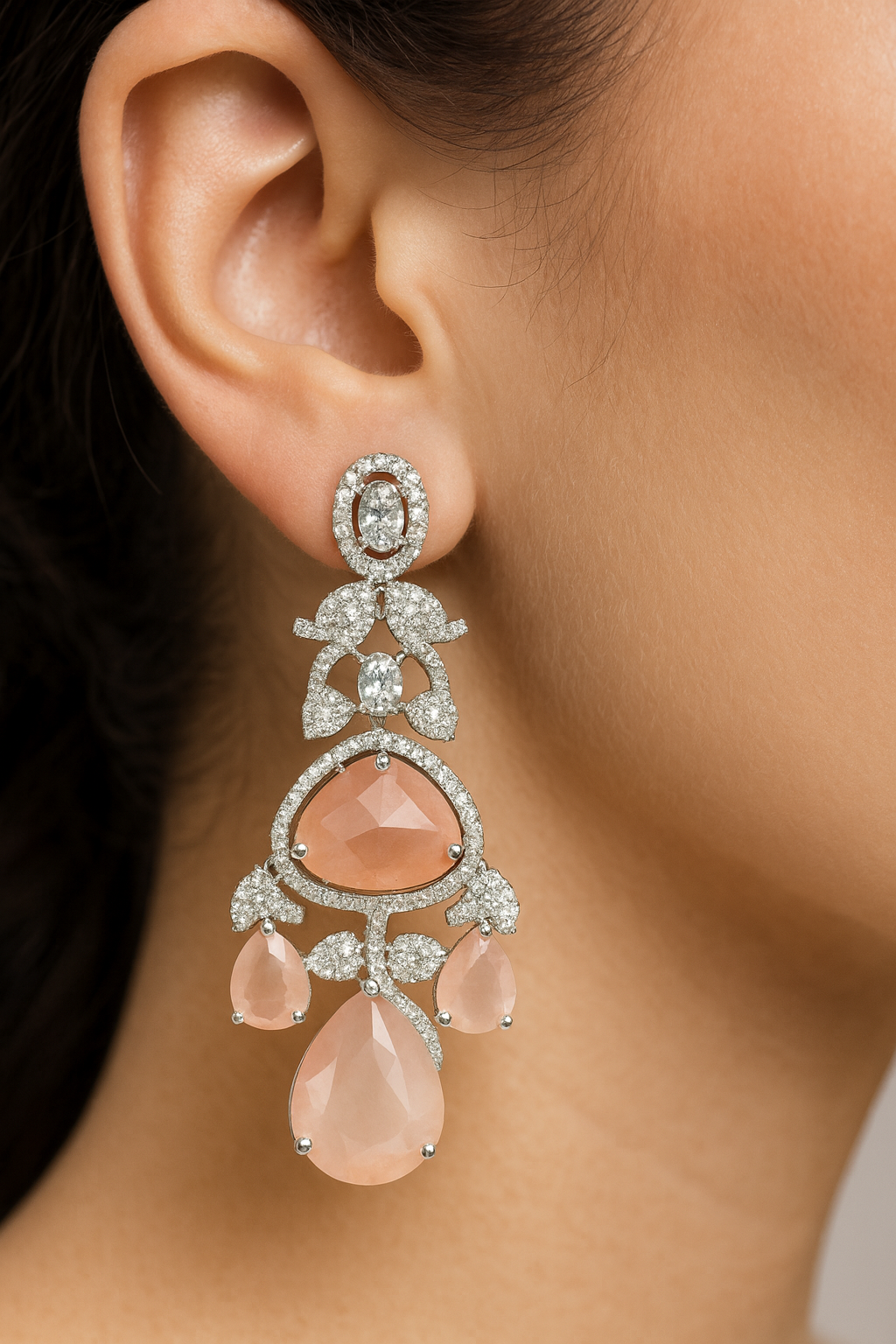 Peach Blossom Elegance Necklace - Image 4