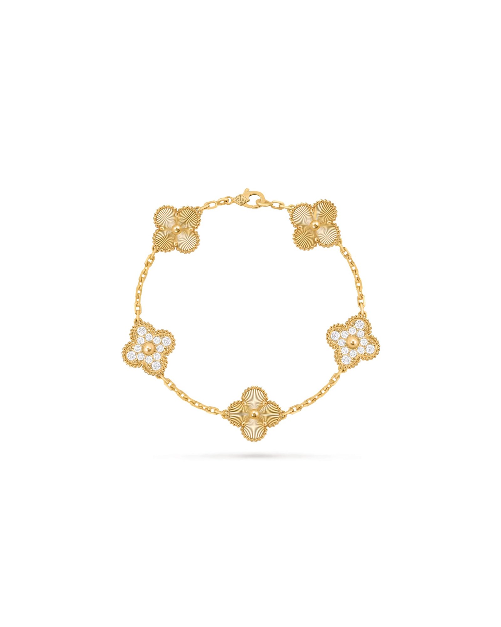 Vintage Alhambra bracelet, 5 motifs - Image 5